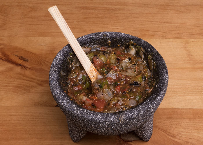 salsa roja de molcajete mexikanska salsor