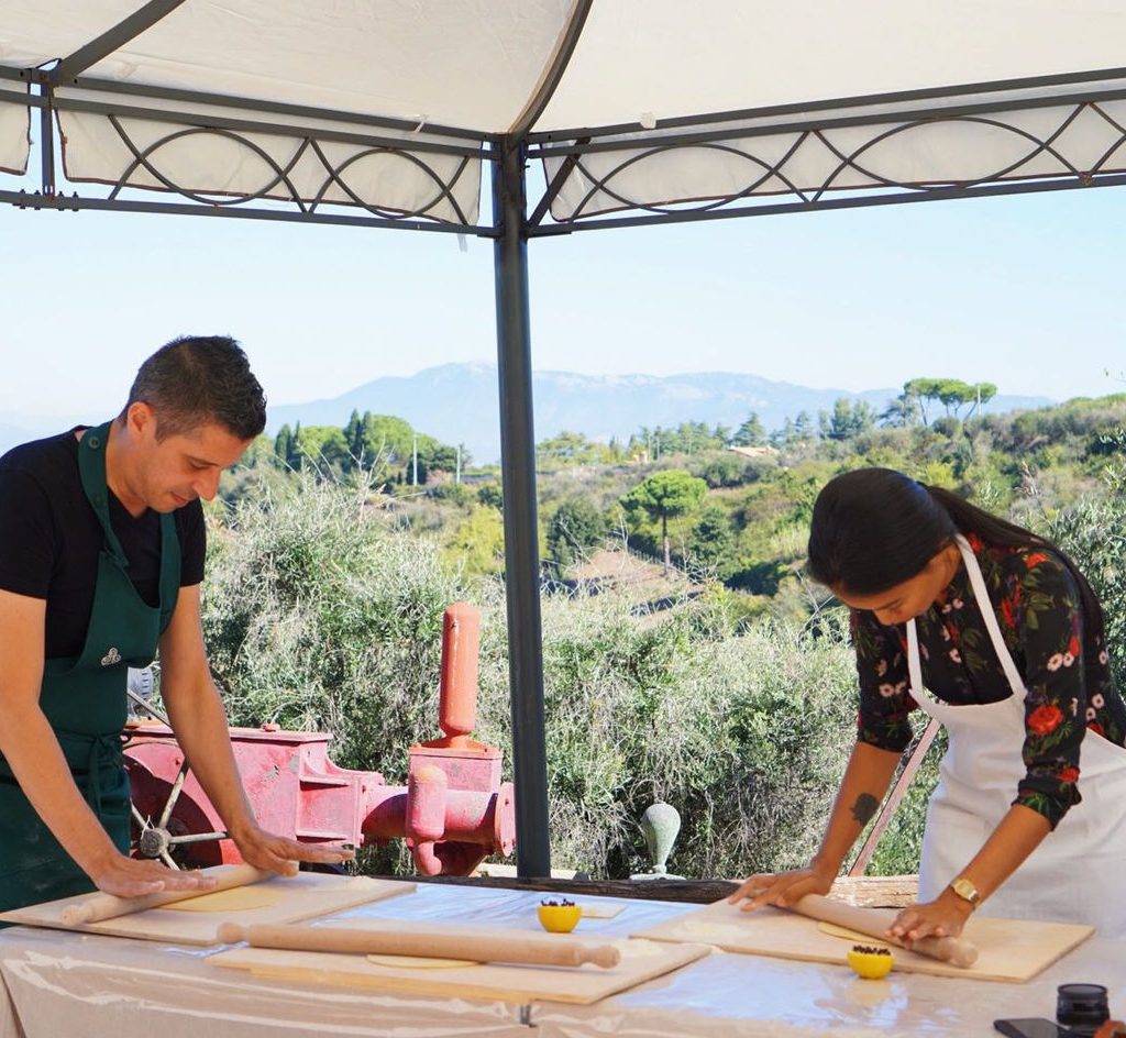 roman countryside cooking class