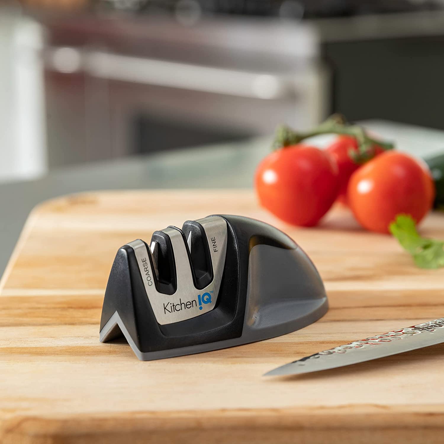 The 6 Best Knife Sharpeners For Your Kitchen 2023 Guide   KitchenIQ 50009 Edge Grip 2 Stage Knife Sharpener 