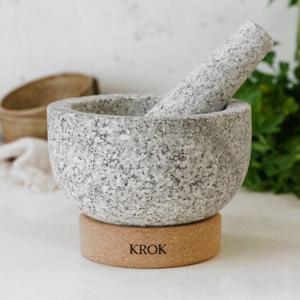 krok granite mortar and pestle